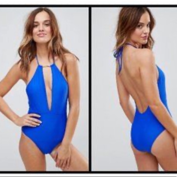 🎉HP 9/7 🎉 Ted Baker Pikaa Halter Swimsuit - Picture 5 of 10